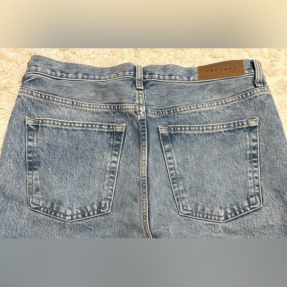 TOPSHOP Women’s Size 32 Light Wash Denim Blue Jeans EUC** - Picture 9 of 11